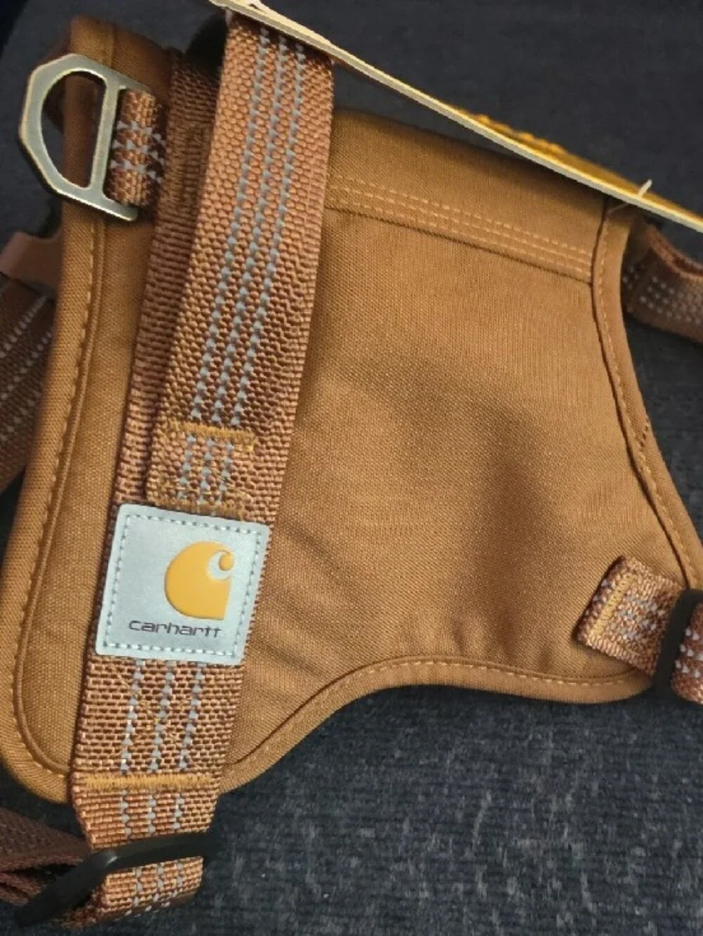 Carhartt Large Signature Brown Nylon No-Pull Dog Harness Nwt